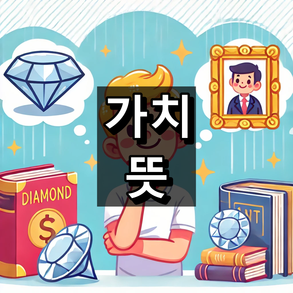 가치 뜻 대표 이미지