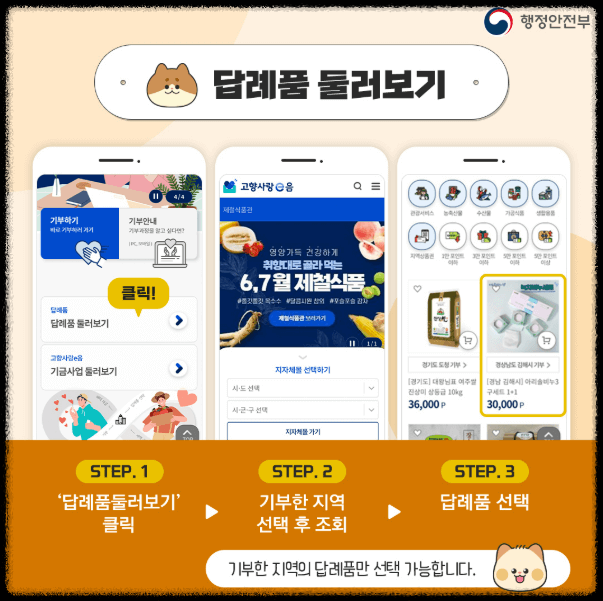 고향사랑기부제 답례품 추천 받는 방법 고향사랑기부제 세액공제 혜택