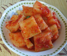 석박지 깍두기 담그는법