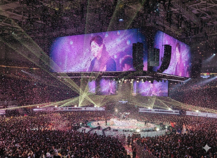 KSPO DOME 내부 관람석 시야 이미지