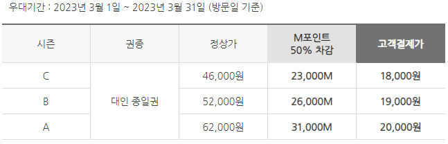 에버랜드 자유이용권 할인