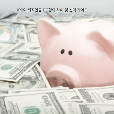 IRP와 퇴직연금 DC형의 차이 및 선택 가이드
