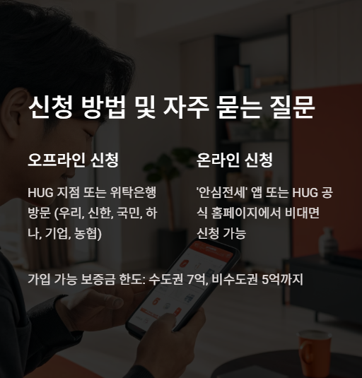 신청 방법 및 자주 묻는 질문