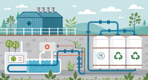 상하수도 시스템에 대한 이미지입니다.