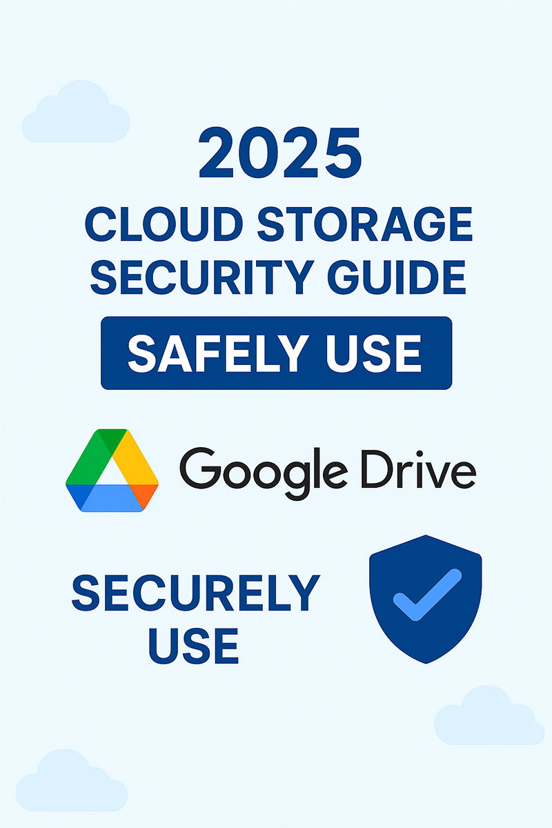 2025 클라우드 스토리지 보안 가이드 – 구글드라이브 안전하게 쓰는 법