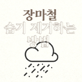 장마철 습기 제거하는 방법