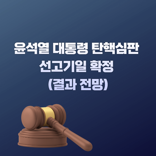 윤석열대통령탄핵심판선고