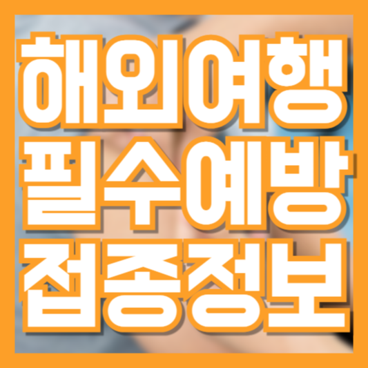 해외여행 필수 예방 접종 총정리: 국가별 필요 백신 리스트