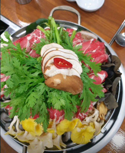 6시내고향 포천 버섯 한우 샤브샤브