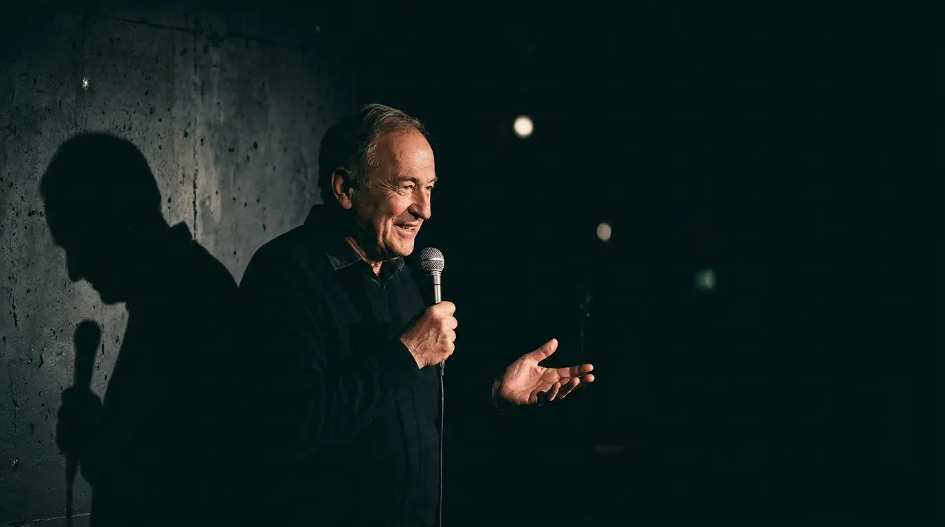 말과 행동이 다른 상황을 표현한 심리 이미지