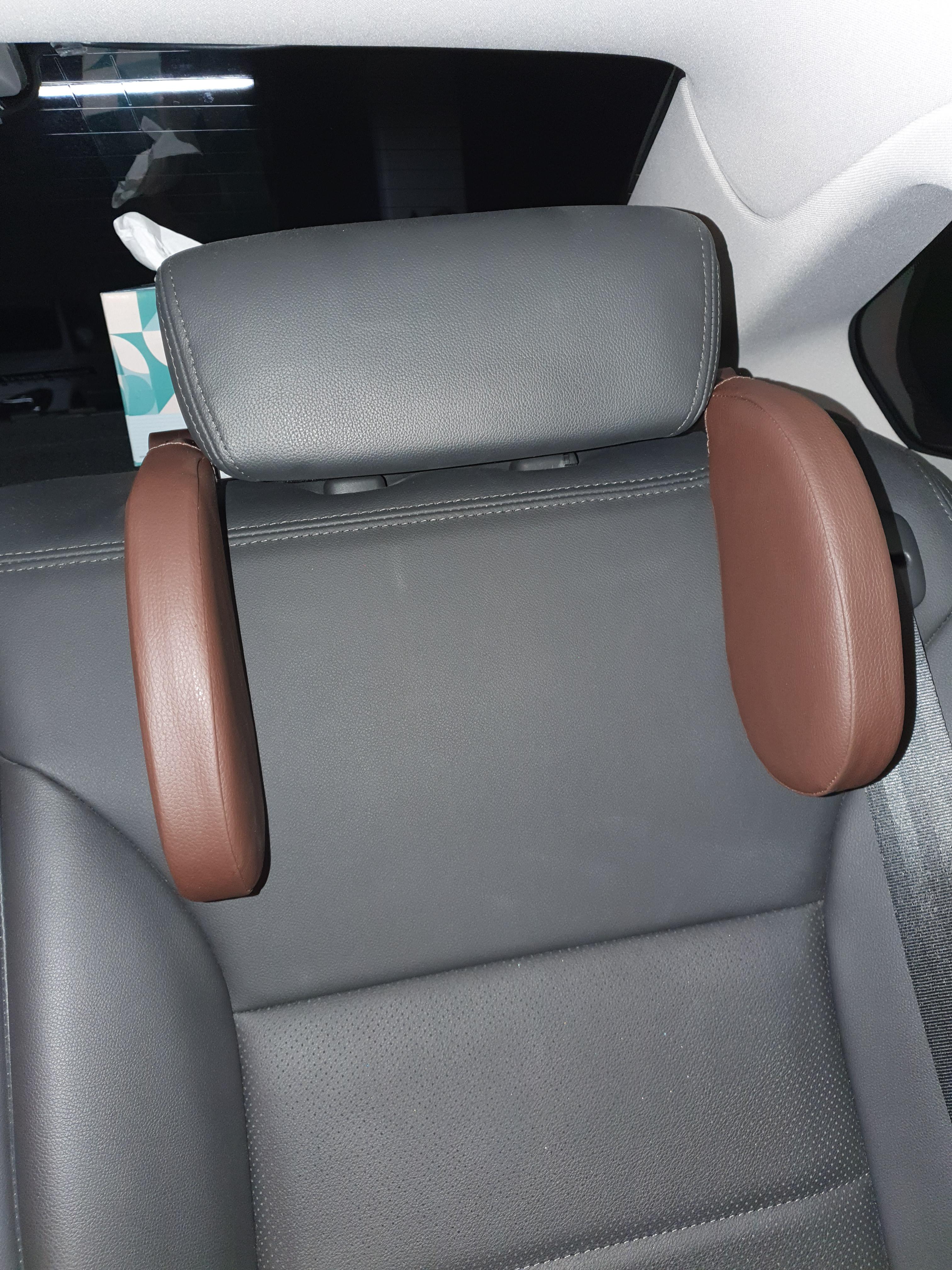 키즈 카시트 헤드레스트 설치완료