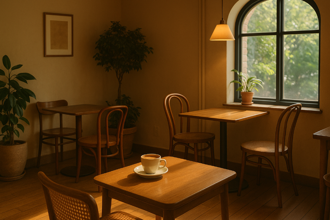 대전 카페 cozy modern interior
