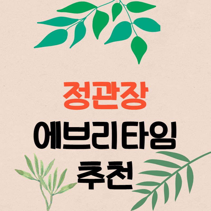 정관장 에브리타임