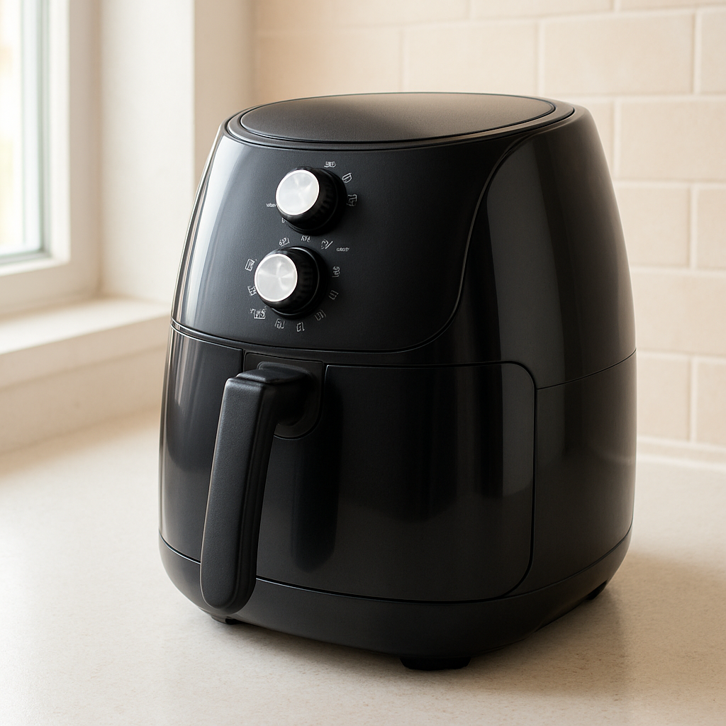 에어프라이어 활용 요리를 부각시키기위한 에어프라이어 사진