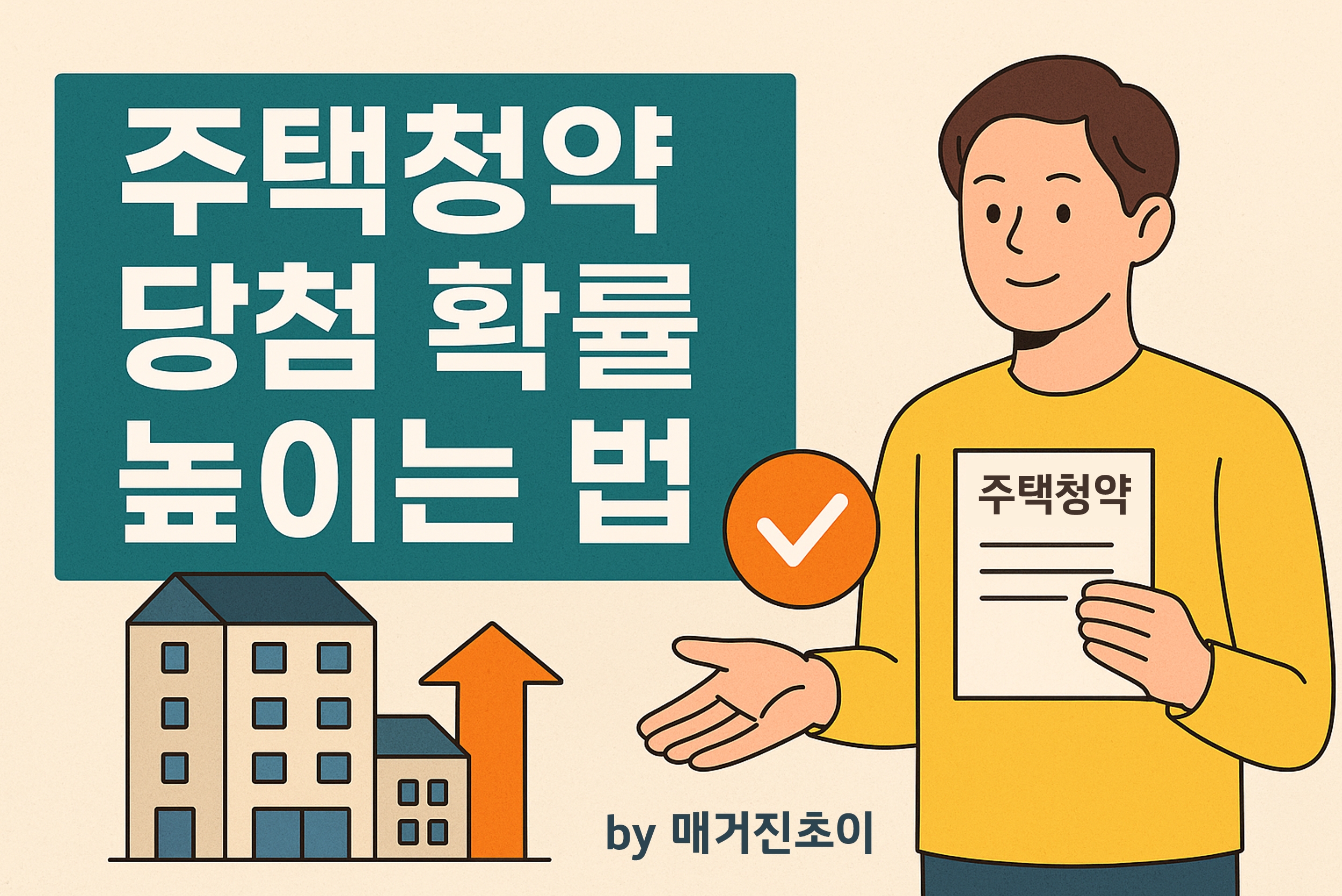 주택청약 당첨 확률 높이는 법_매거진초이