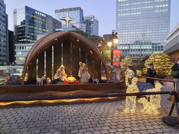 명동성당 구유 조형물