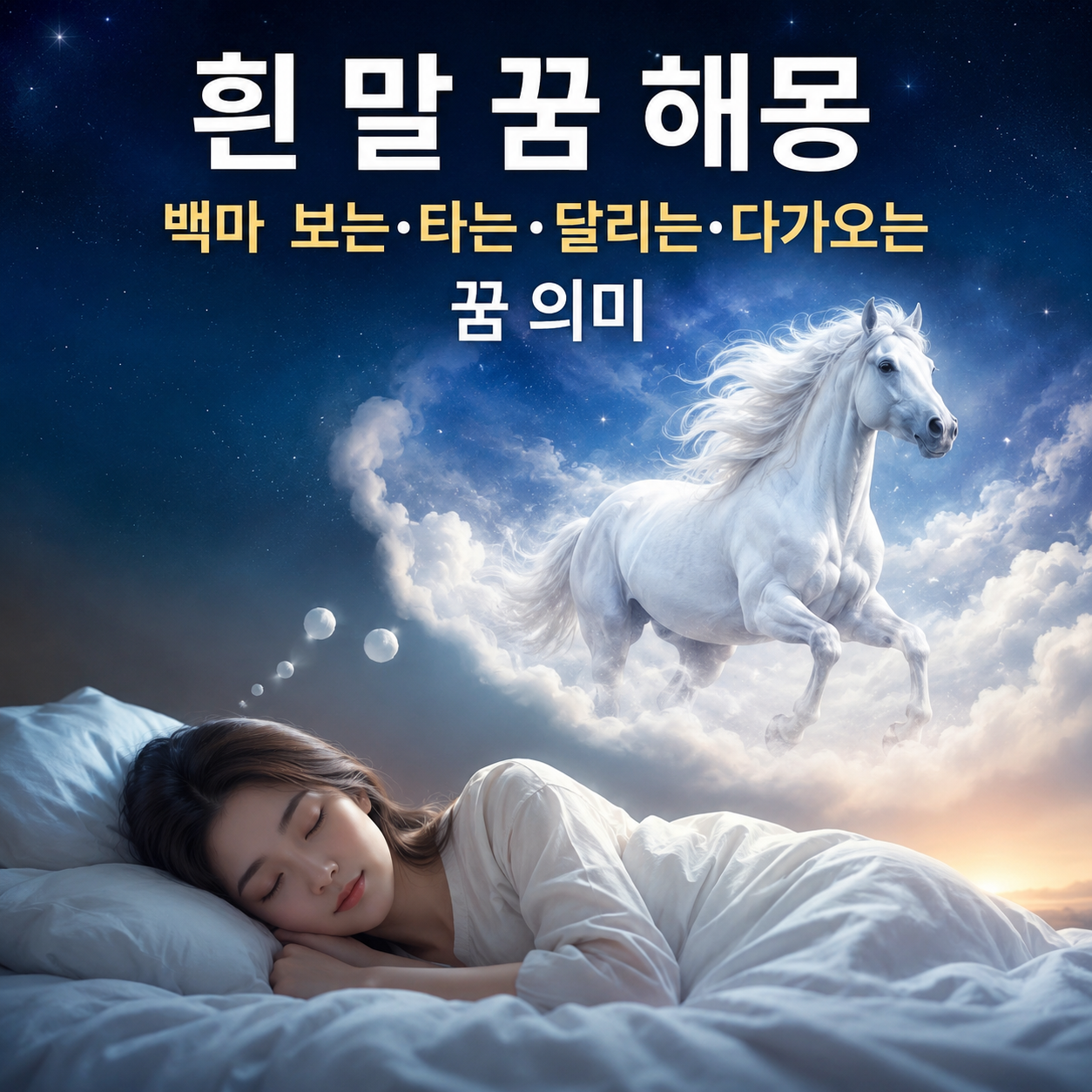 흰 말 꿈