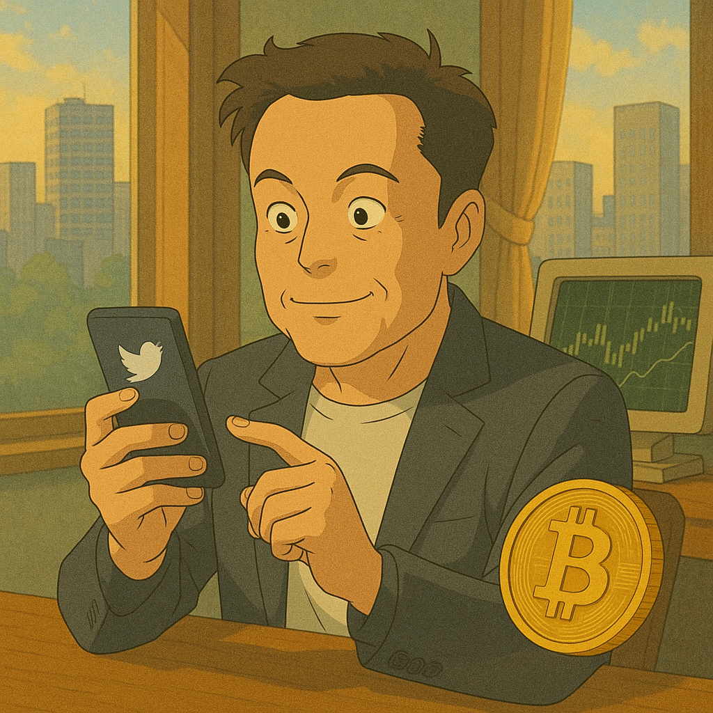 일론 머스크가 트윗 한마디로 움직인 시장 사진