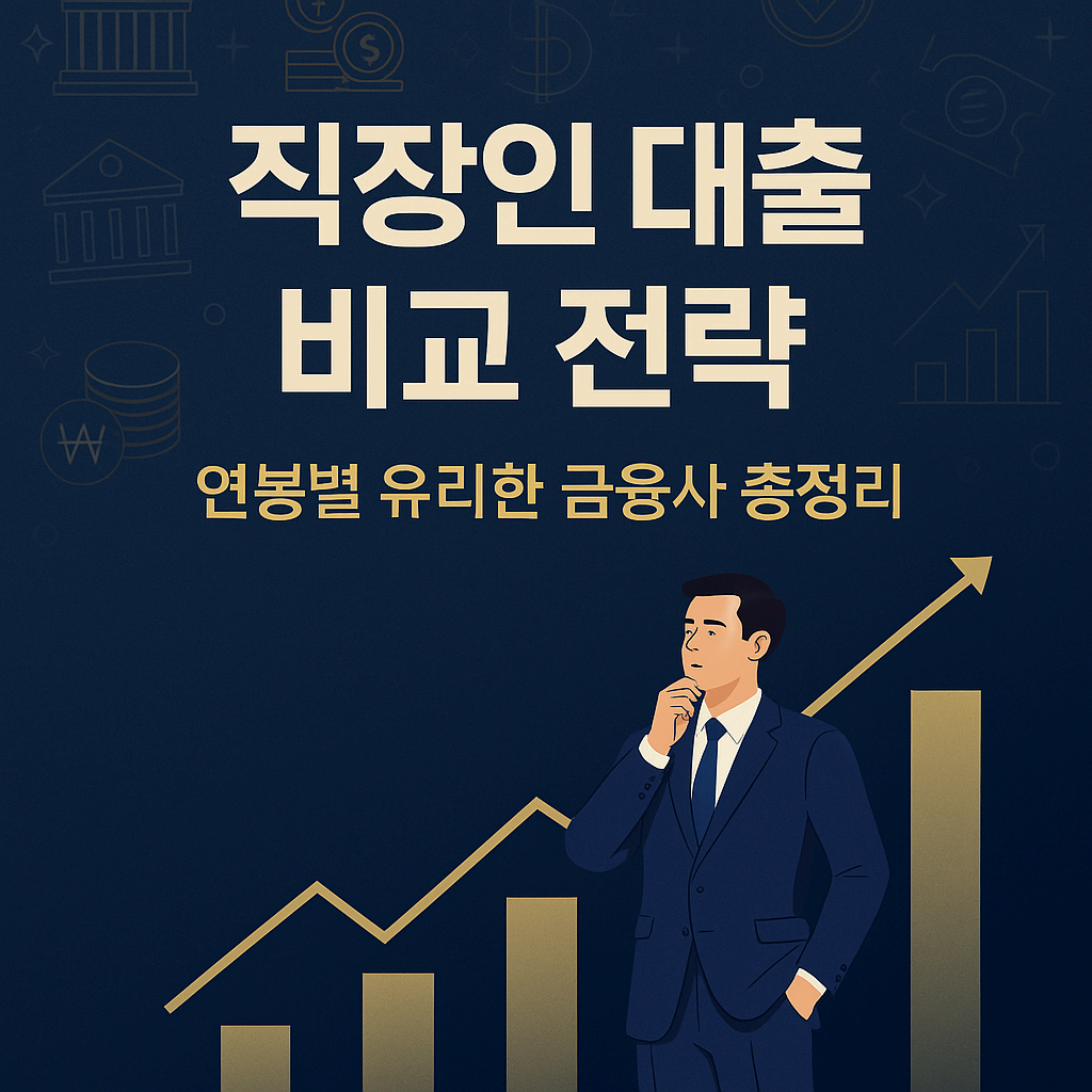직장인이라면 꼭 봐야 할 대출 비교 전략 &ndash; 연봉별 유리한 금융사 총정리