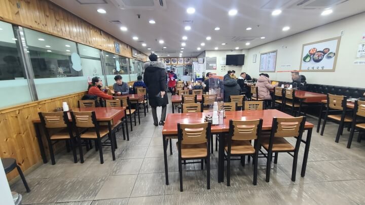 백암왕순대-내부