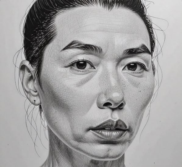 피부 질감 표현