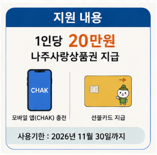 20만원 지원금 지급 방식과 사용기한