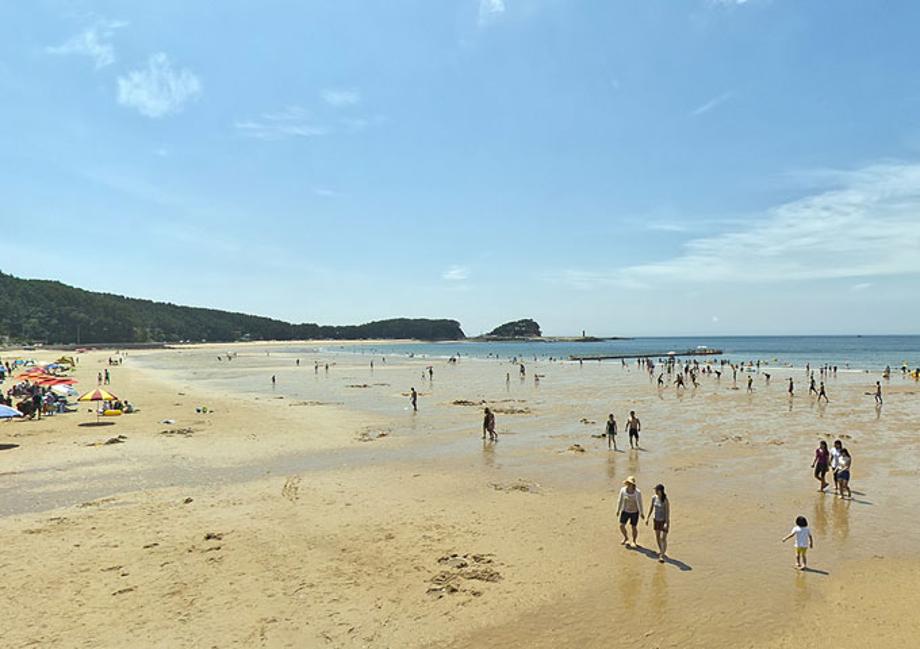 만리포 해수욕장