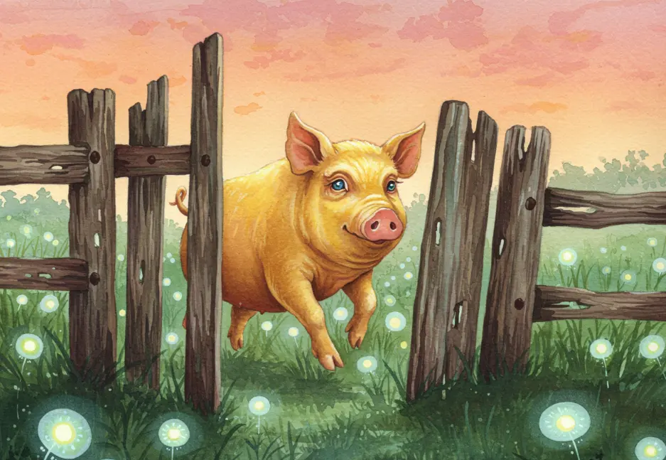 돼지를 도망치게 하는 꿈 해몽