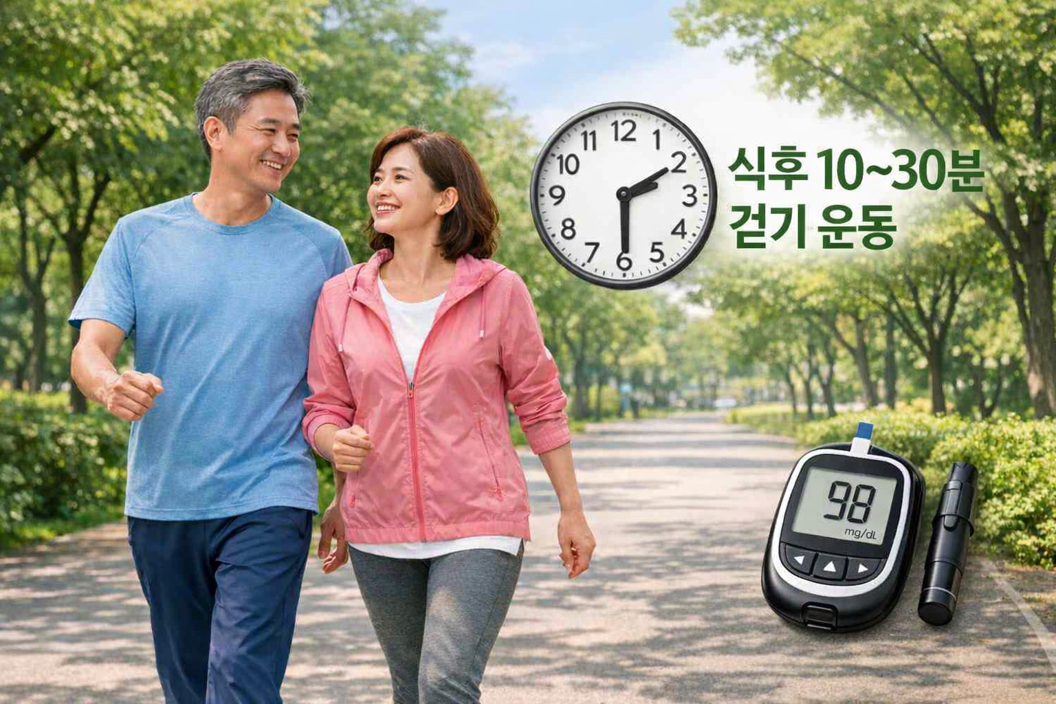 식후 걷기 운동, 혈당 관리 습관