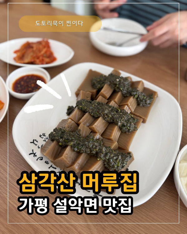 가평 맛집 삼각산 머루집