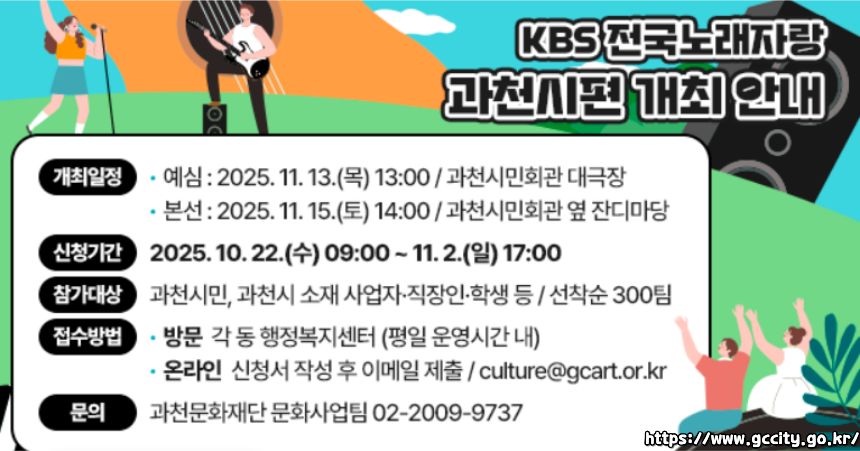 2025 전국노래자랑 경기도 과천시 편 알아보기