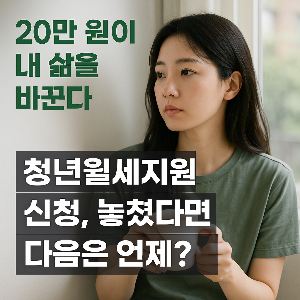 청년월세지원 신청
