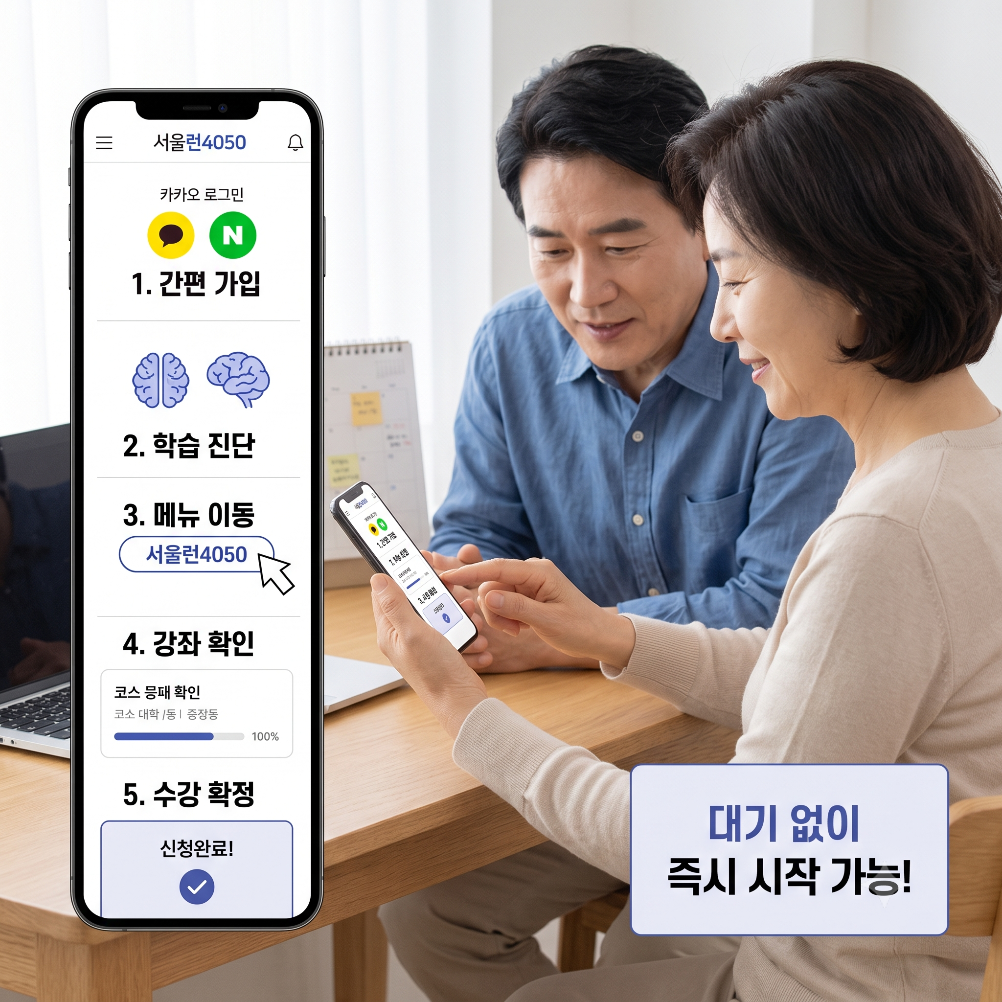 중장년 재취업의 디딤돌, '서울런4050' 활용꿀팁 핵심정리 (대상, 교육과정, 신청방법 등)