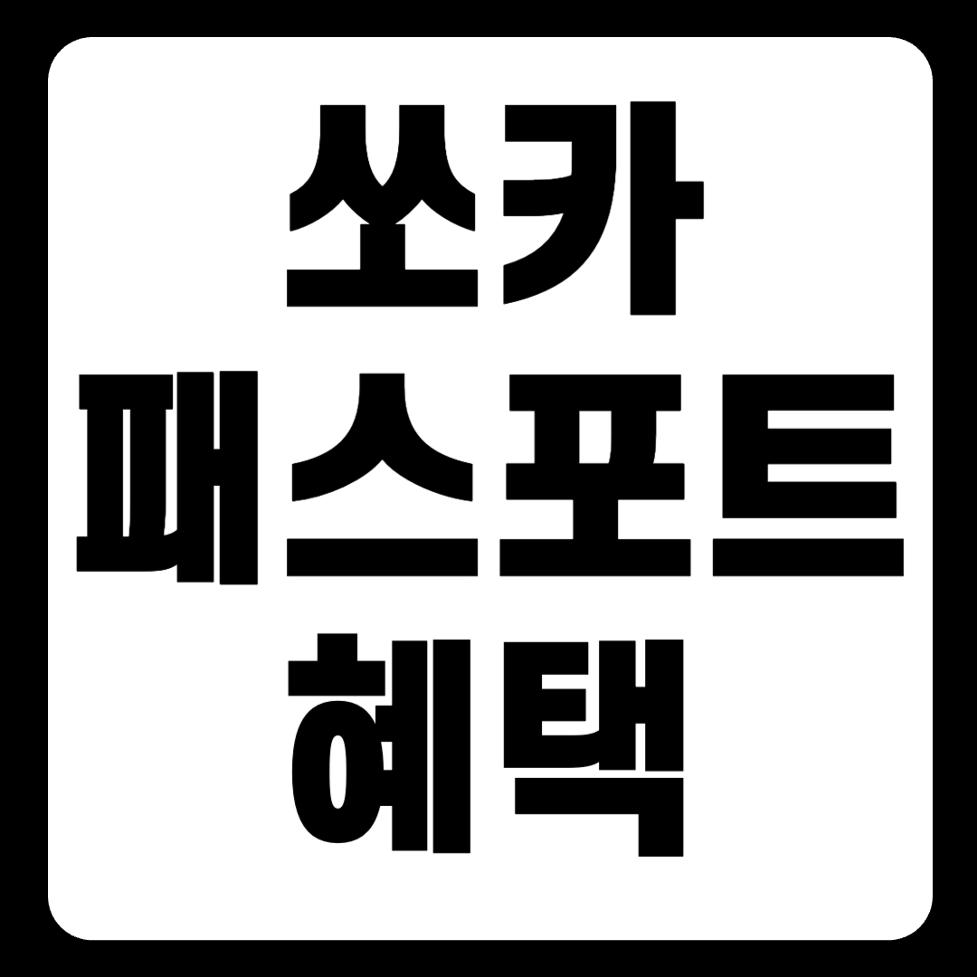 쏘카 패스포트 가입 방법 적립 및 할인 혜택 장단점(+2024)