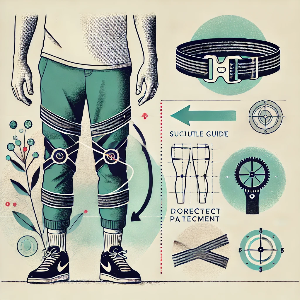 오다리 교정 밴드 사용 방법 사진