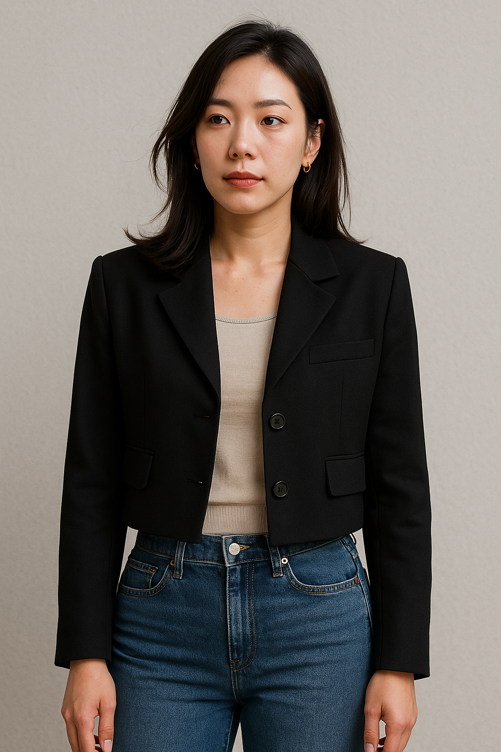 30대 크롭 자켓