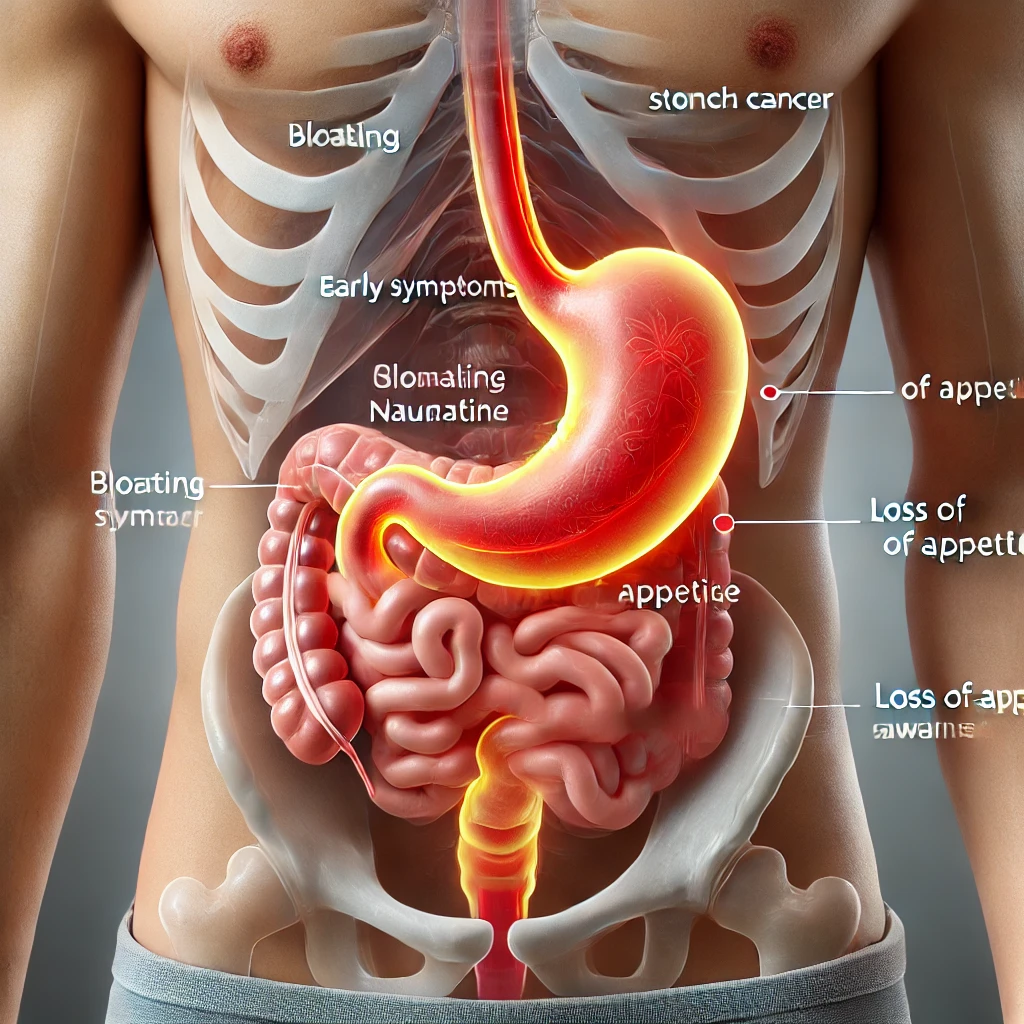 위암 초기증상에 대해 설명하는 이미지