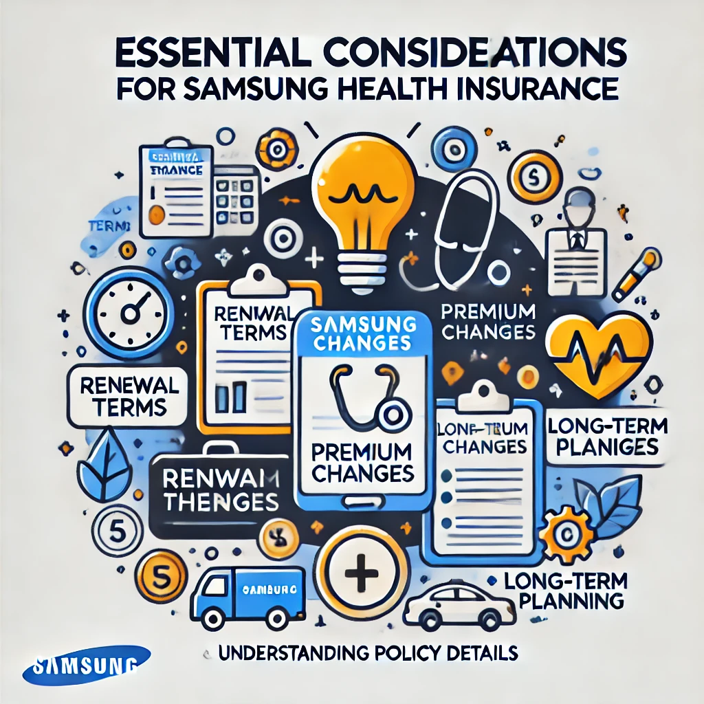 삼성 건강보험(자동갱신형) : 가입자기 알아야 하는사항