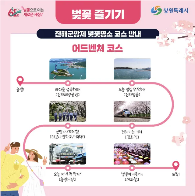 진해군항제 벚꽃코스