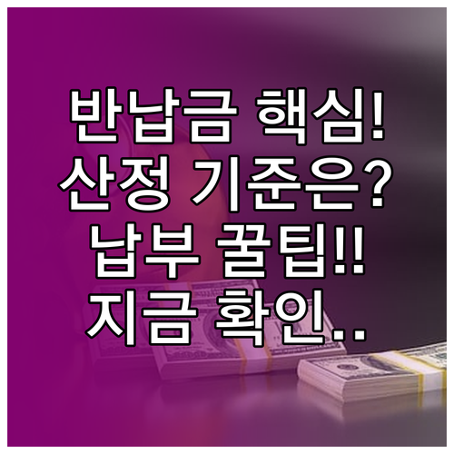 과거 반환일시금 반납금 산정 기준부터..