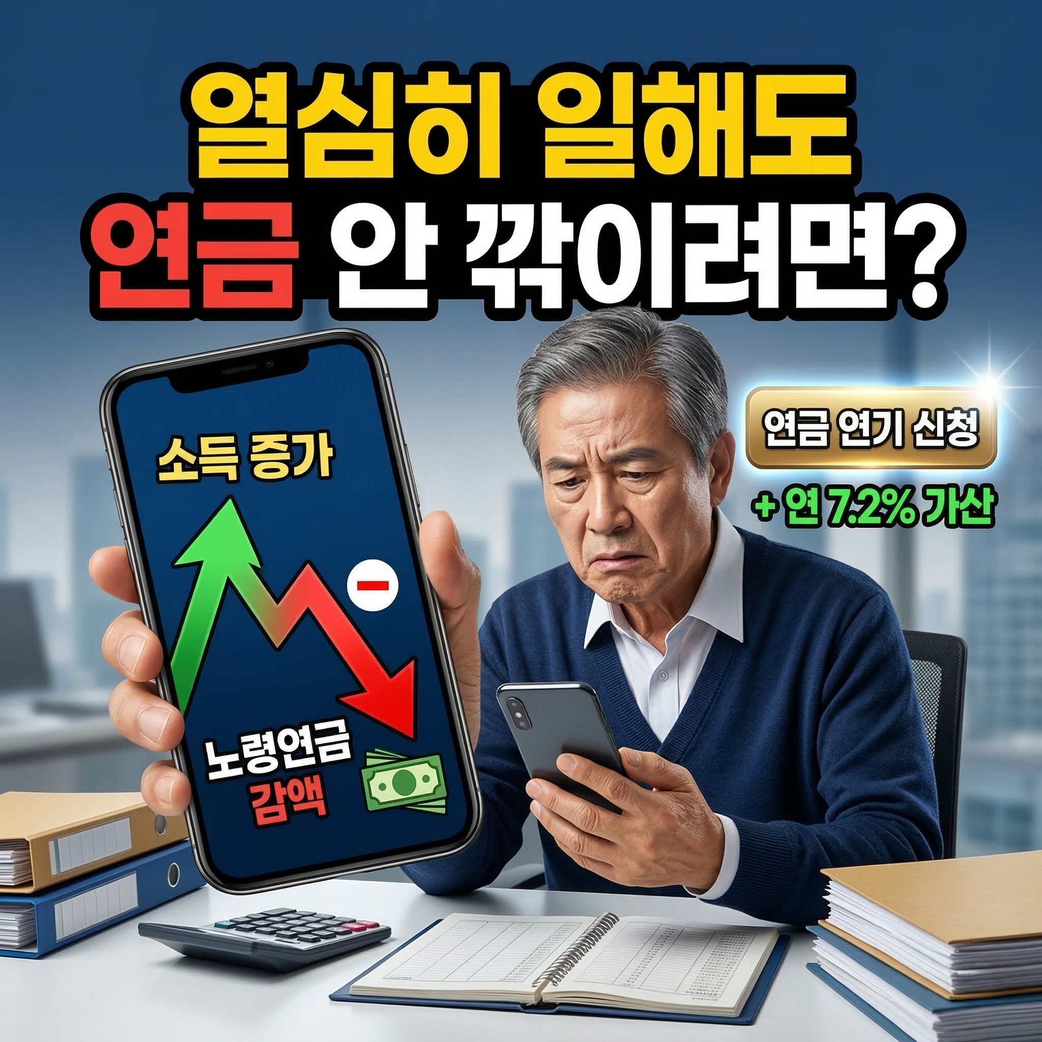 2026년 국민연금 수령 중 소득이 발생할 때 적용되는 감액 기준(약 310만 원)과 감액 기간, 최대 감액 폭을 정리했습니다.