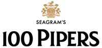 Seagram&#39;s 100 PIPERS LOGO