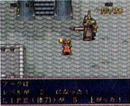 몬스터와 싸움 경험을 쌓는다