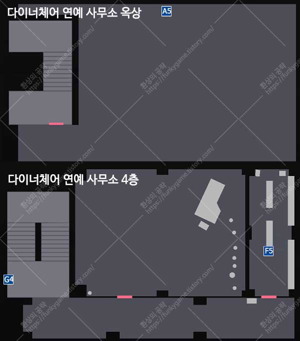 물품보관함 다이너체어 지도 이미지