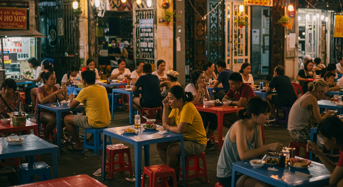 주저하지 말고 앉자