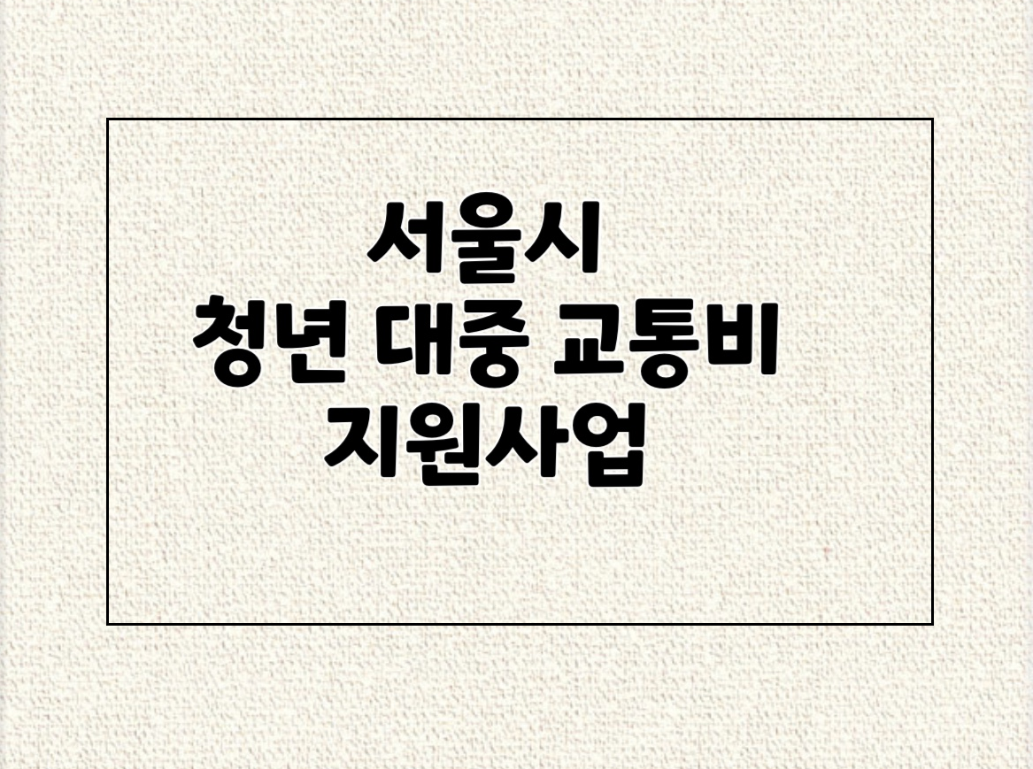 서울시_청년_대중교통비