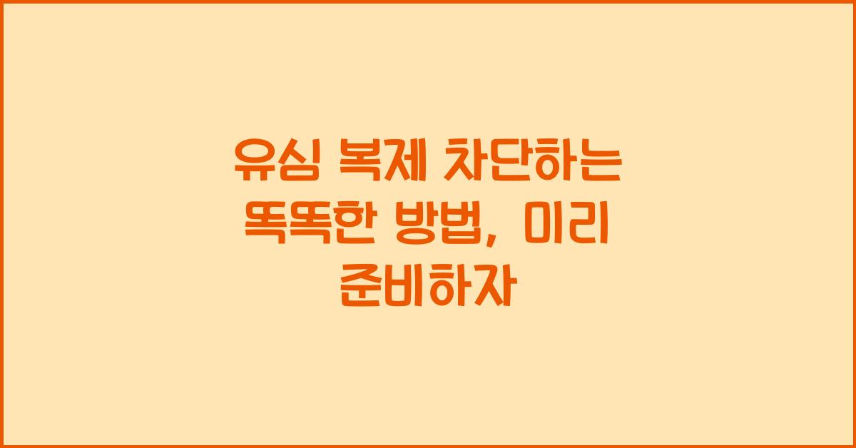 유심 복제 차단