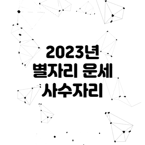 2023년 별자리 운세 - 사수자리 전체운세