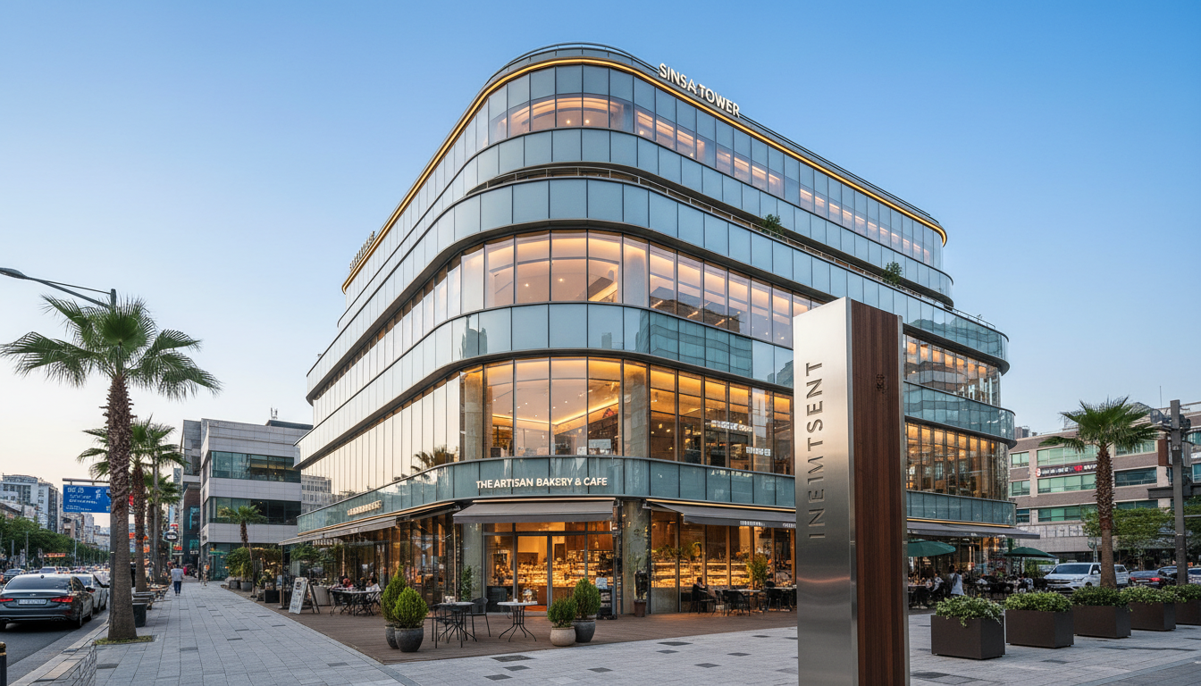 노홍철이 매수한 신사동 166억 원 꼬마빌딩의 밸류업 렌더링 예상도