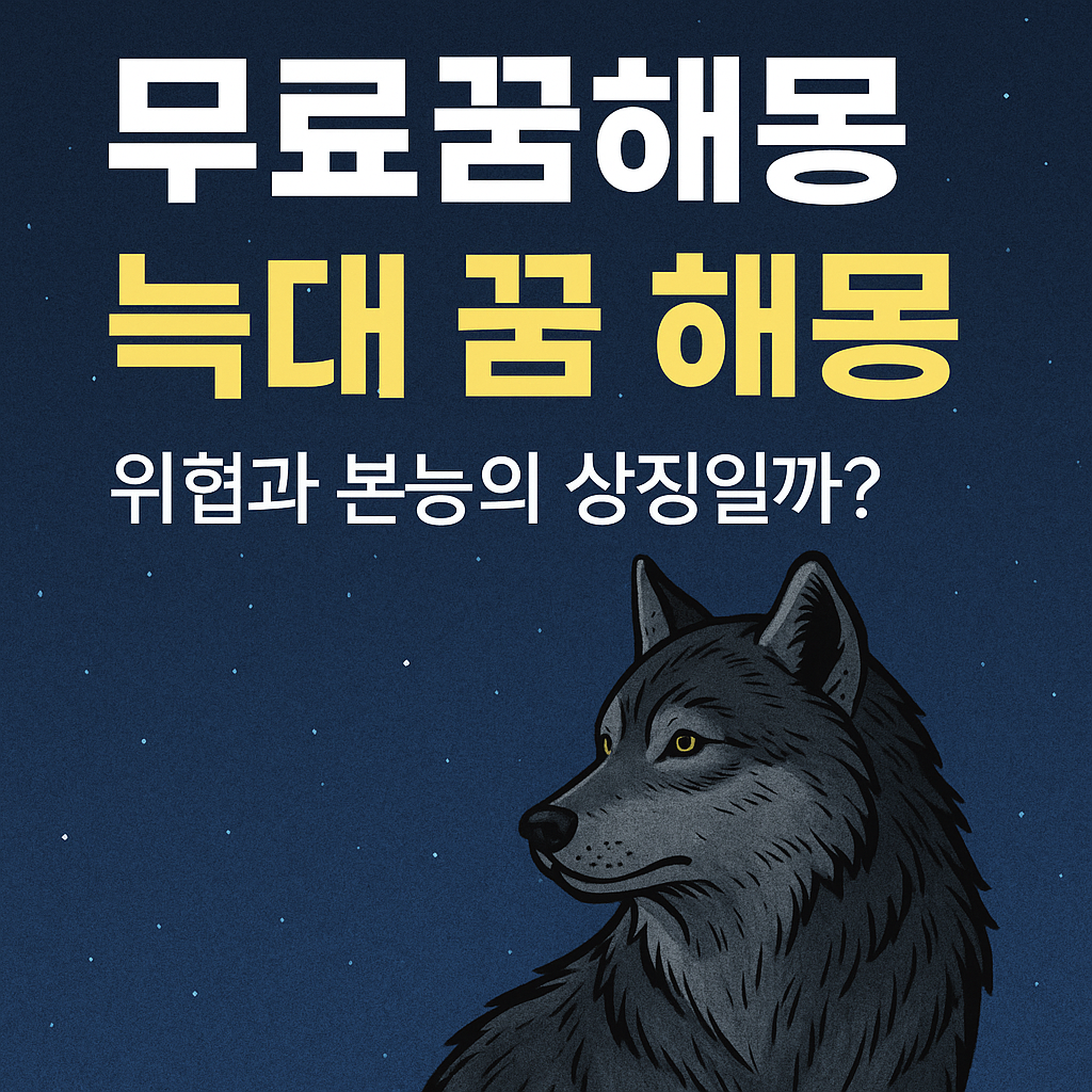 늑대 꿈 해몽